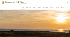 Desktop Screenshot of greencastlegolfclub.com